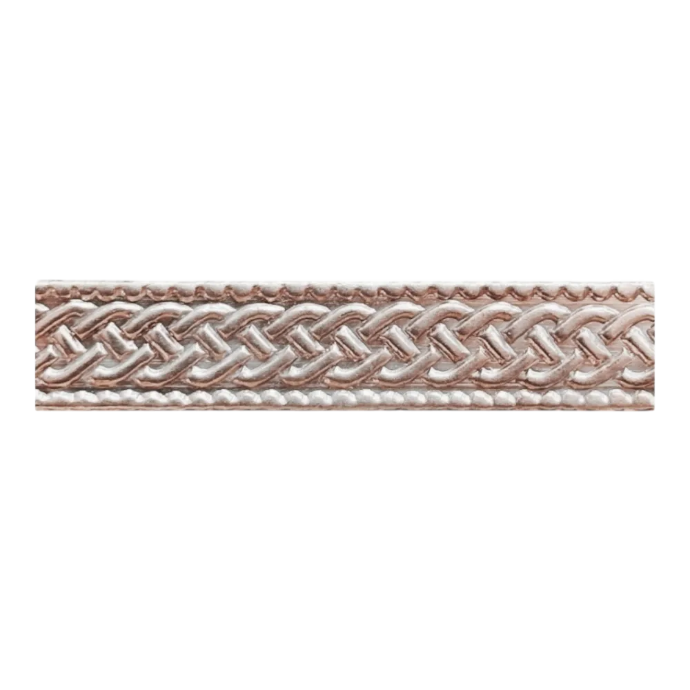 Moldura Estampada ALPACA 10 mm x 1,0 mm (Mod. ME1054A)