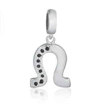 Berloque de Prata 925 - ferradura - 250637