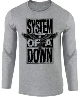 Camiseta manga longa Infantil ou Adulto System Of A Down banda rock - Foto 2