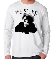 Camiseta manga longa Infantil ou Adulto The cure banda rock antiga - Foto 3