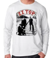 Camiseta manga longa Infantil ou Adulto ZZ top banda rock antiga - Foto 3
