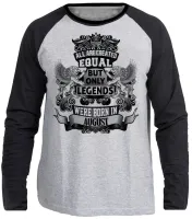 Camiseta manga longa Infantil ou Adulto Agosto Aniversário Melhores nasceram - Foto 3