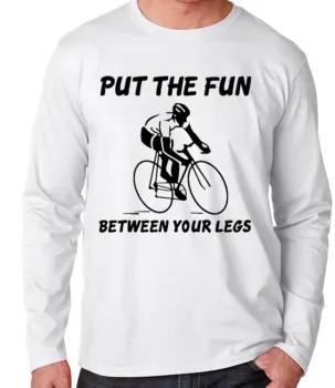 Camiseta manga longa Infantil ou Adulto bicicleta ciclismo bike esporte