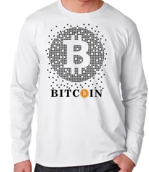 Camiseta manga longa Infantil ou Adulto Bitcoin satoshi nakamoto - Foto 2