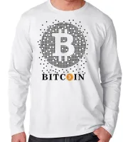 Camiseta manga longa Infantil ou Adulto Bitcoin satoshi nakamoto - Foto 2