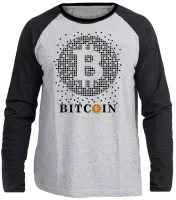 Camiseta manga longa Infantil ou Adulto Bitcoin satoshi nakamoto - Foto 3