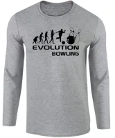 Camiseta manga longa Infantil ou Adulto Boliche bolão jogador evolução - Foto 2