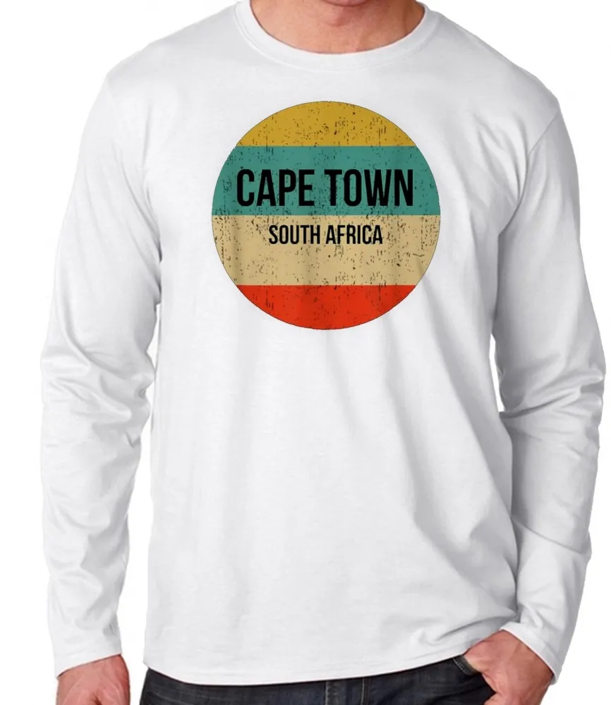 Camiseta manga longa Infantil ou Adulto Cidade do cabo africa do sul