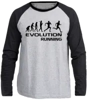 Camiseta manga longa Infantil ou Adulto Corrida corredor cooper maratona - Foto 3