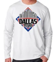 Camiseta manga longa Infantil ou Adulto Dallas Texas lembrança - Foto 3
