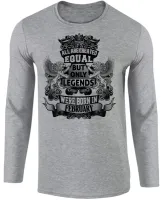 Camiseta manga longa Infantil ou Adulto Fevereiro Aniversário Melhores nasceram - Foto 2