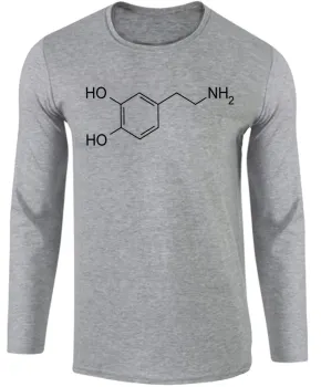 Camiseta manga longa Infantil ou Adulto Formula dopamina quimica - Foto 2