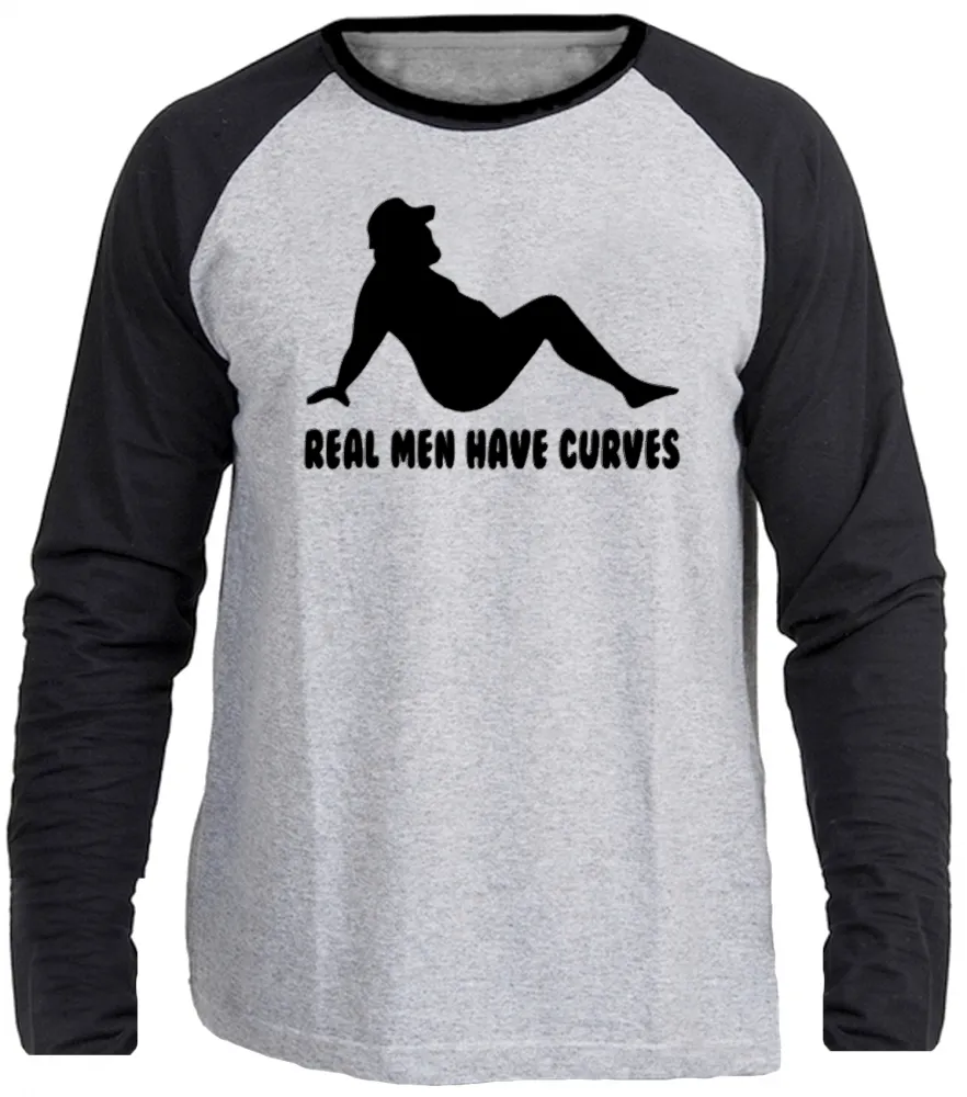 Camiseta manga longa Infantil ou Adulto Homem verdade curvas homens