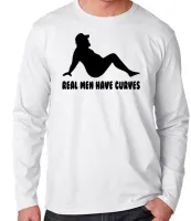 Camiseta manga longa Infantil ou Adulto Homem verdade curvas homens - Foto 3