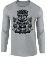 Camiseta manga longa Infantil ou Adulto Janeiro Aniversário Melhores nasceram - Foto 2