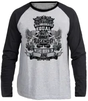 Camiseta manga longa Infantil ou Adulto Junho Aniversário Melhores nasceram - Foto 3