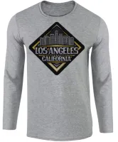 Camiseta manga longa Infantil ou Adulto Los Angeles city California Lembrança - Foto 2