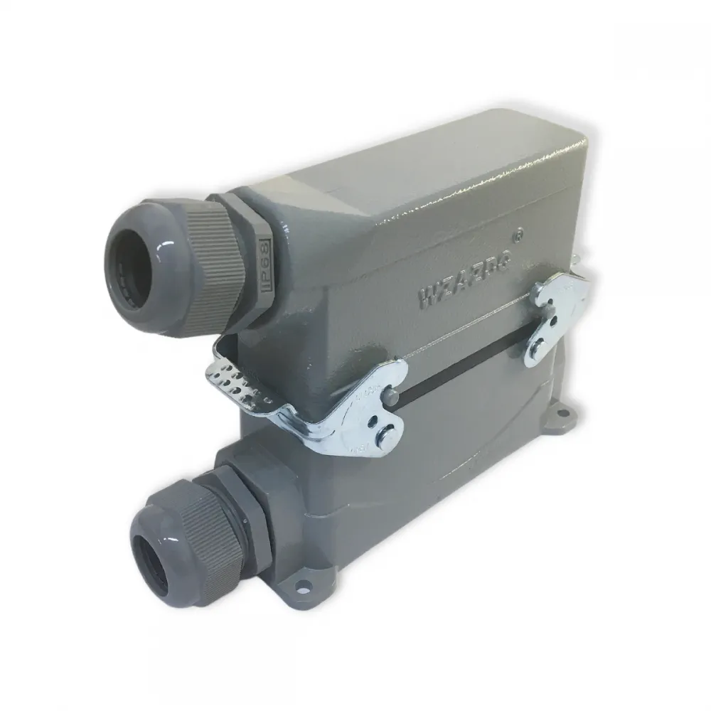 TOMADA MULTIPOLAR INDUSTRIAL 24 POLOS/ PINOS LATERAL BASE ALTA