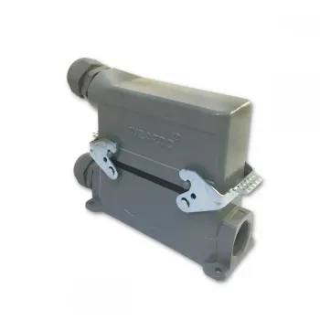 TOMADA MULTIPOLAR INDUSTRIAL 24 POLOS/ PINOS LATERAL BASE ALTA - Foto 2