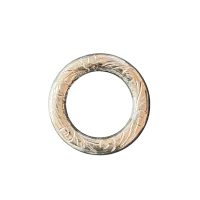 Argola Cinzelada de Alpaca - Tam 35
