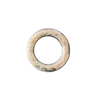 Argola Cinzelada de Alpaca - Tam 30