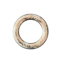 Argola Cinzelada de Alpaca - Tam 40
