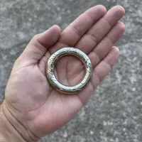 Argola Cinzelada de Alpaca - Tam 40 - Foto 2