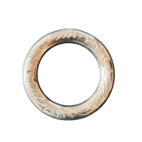 Argola Cinzelada de Alpaca - Tam 45