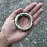 Argola Cinzelada de Alpaca - Tam 50 - Foto 2