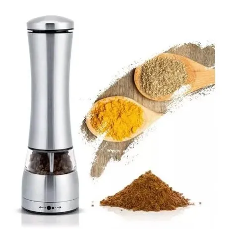 Moedor de Pimenta Sal Temperos Aço Inox Manual Imagem