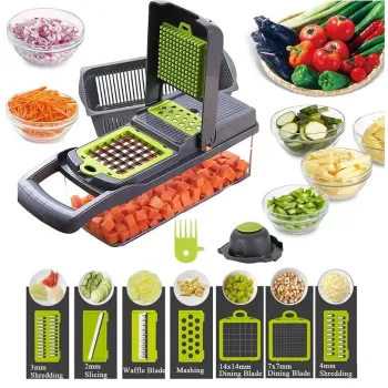 Cortador 12 utensilos Multifuncional Fatiador De Verduras/frutas/legumes