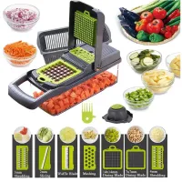 Cortador 12 utensilos Multifuncional Fatiador De Verduras/frutas/legumes