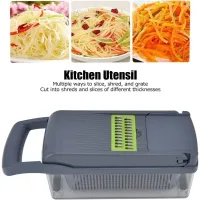 Cortador 12 utensilos Multifuncional Fatiador De Verduras/frutas/legumes - Foto 6