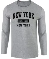 Camiseta manga longa Infantil ou Adulto New york nova iorque city NY - Foto 2