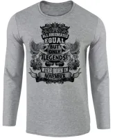 Camiseta manga longa Infantil ou Adulto Novembro Aniversário Melhores nasceram - Foto 2