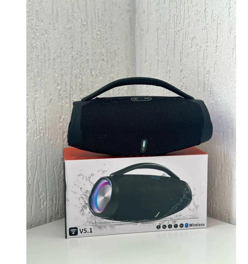 Caixa de Som BOMBOX 3 Com 22CM Alto Falante Portátil Bluetooth Imagem