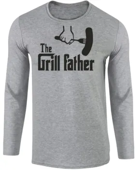 Camiseta manga longa Infantil ou Adulto Pai churrasco assador churrasqueira - Foto 2
