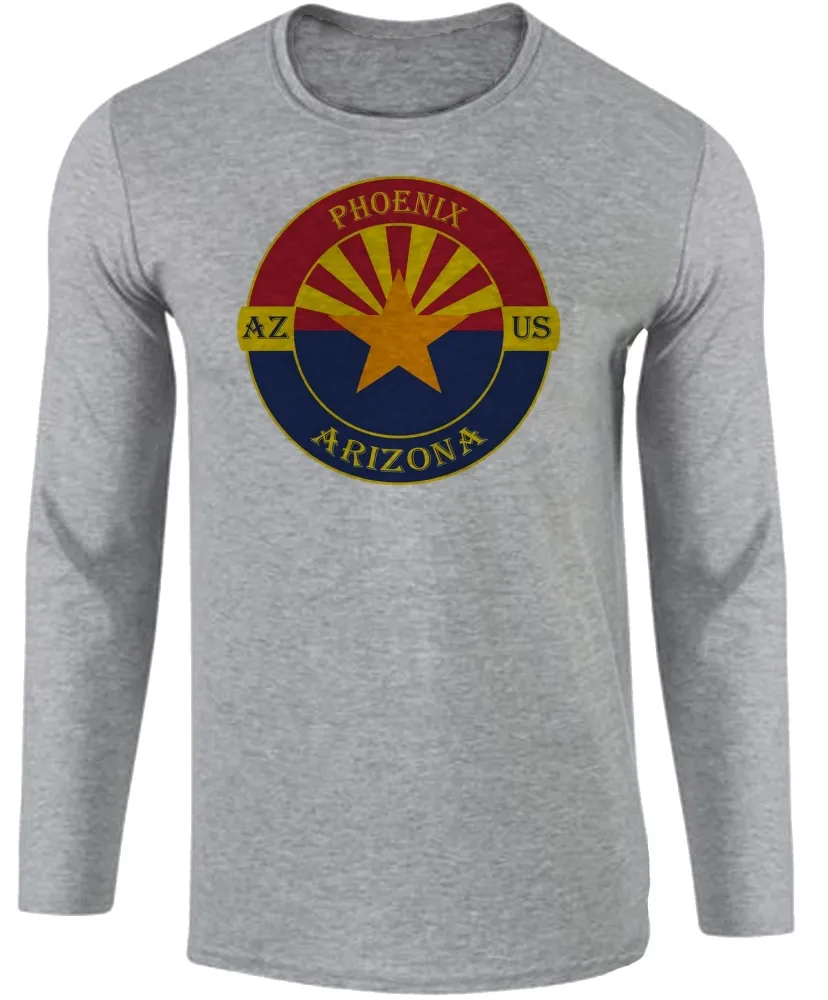 Camiseta manga longa Infantil ou Adulto Phoenix Arizona Lembrança Imagem