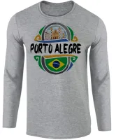Camiseta manga longa Infantil ou Adulto Porto Alegre Rio grande do Sul gaucho - Foto 2