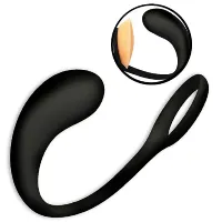 ESTIMULADOR DE PRÓSTATA EM SILICONE SOFT TOUCH COM ANEL - SI                                                                                   LIBYSEXSHOP