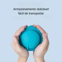 Travesseiro De Viagem Avião Inflável Super Leve Portátil Pescoço U-Forma Automática Inflável Cervical Travesseiro - Foto 7