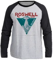 Camiseta manga longa Infantil ou Adulto Roswell area 51 alien et ovni venom - Foto 3