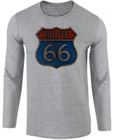 Camiseta manga longa Infantil ou Adulto rota 66 rodovia EUA - Foto 2