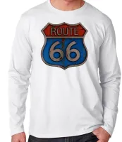 Camiseta manga longa Infantil ou Adulto rota 66 rodovia EUA - Foto 3