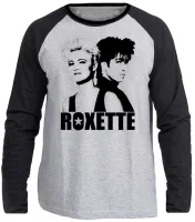 Camiseta manga longa Infantil ou Adulto Roxette banda rock antiga - Foto 3
