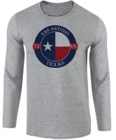 Camiseta manga longa Infantil ou Adulto San Antonio Texas lembrança - Foto 2