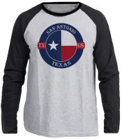 Camiseta manga longa Infantil ou Adulto San Antonio Texas lembrança - Foto 3