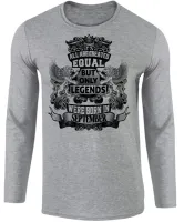 Camiseta manga longa Infantil ou Adulto Setembro Aniversário Melhores nasceram - Foto 2