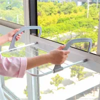 Varal Portátil De Janela Apartamento Varanda Seca Roupas Retrátil