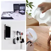 Fita Magica Dupla Face Super Forte Lavável Gel Auto Colante  - Foto 3